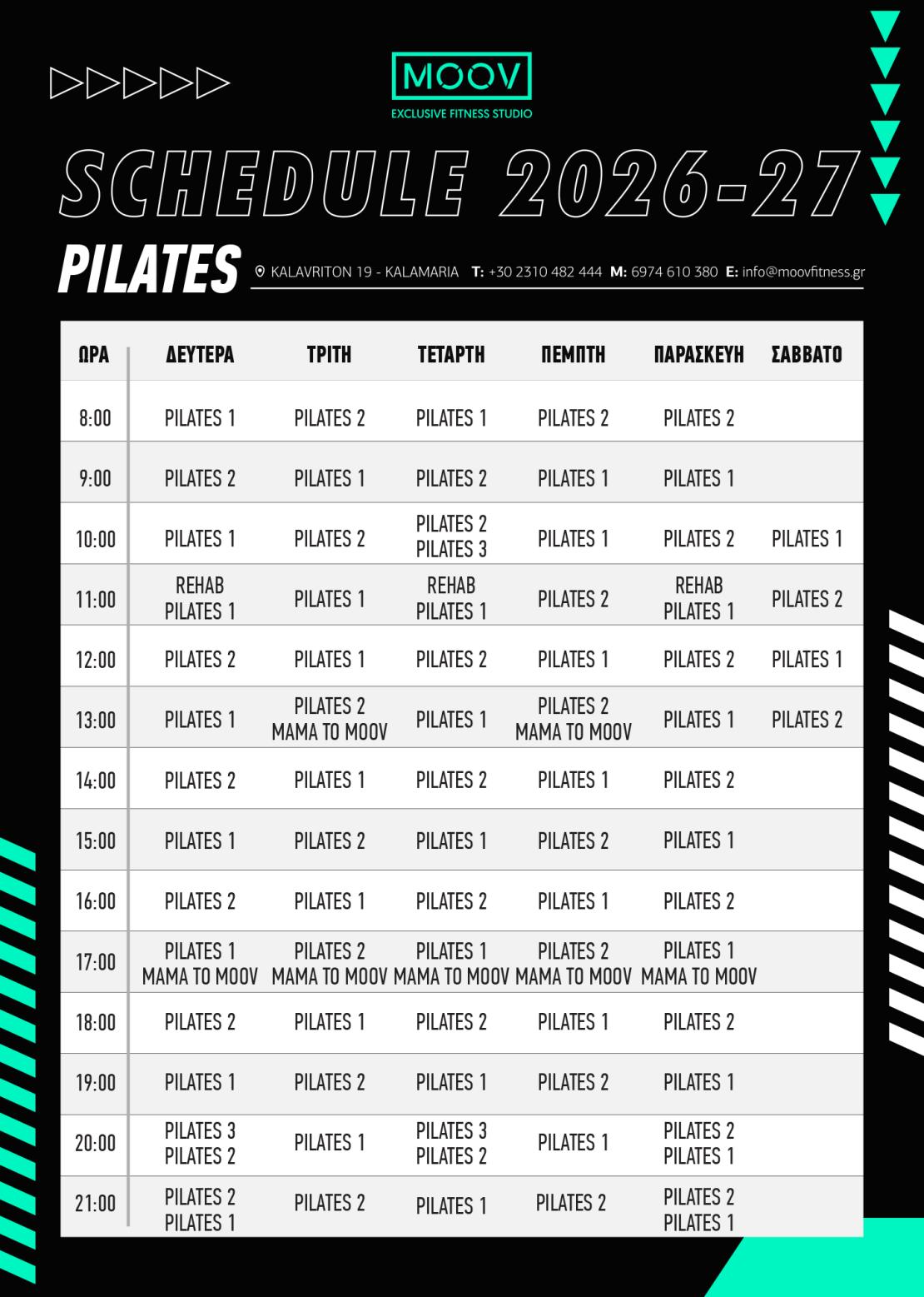 PROGRAMMA PILATES