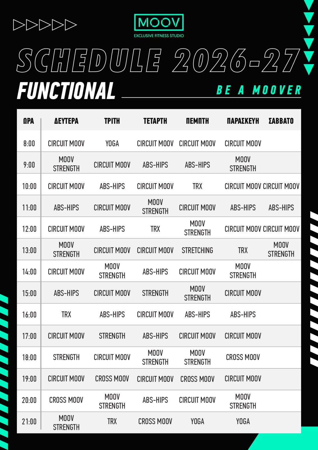 PROGRAMMA FUNCTIONAL 